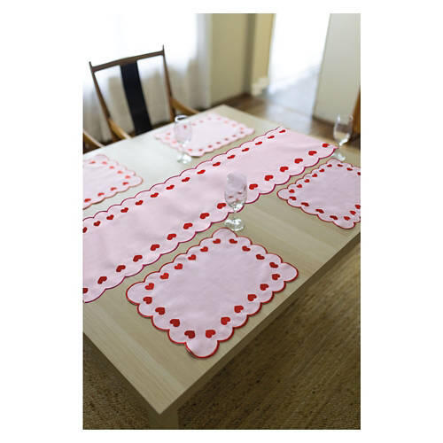 4 Pack Placemat Set - Scalloped