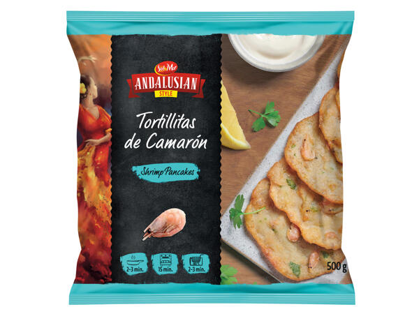 Tortillas mit Garnelen