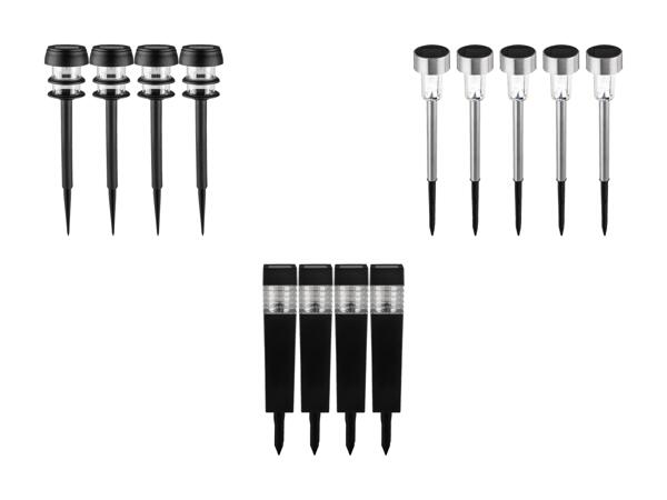 Lampes solaires à LED, set de 4/5