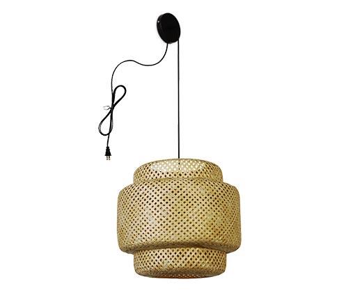 Huntington Home 
 Plug-In or Hardwire Bamboo Pendant Light
