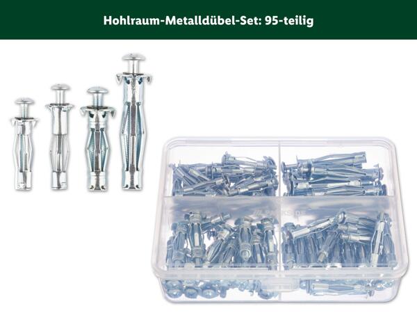 Hohlraum-Metalldübel-Set