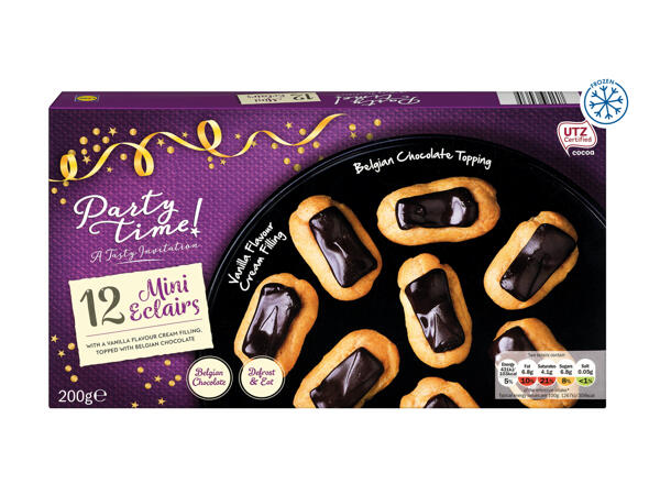 Partytime Mini Chocolate Eclairs
