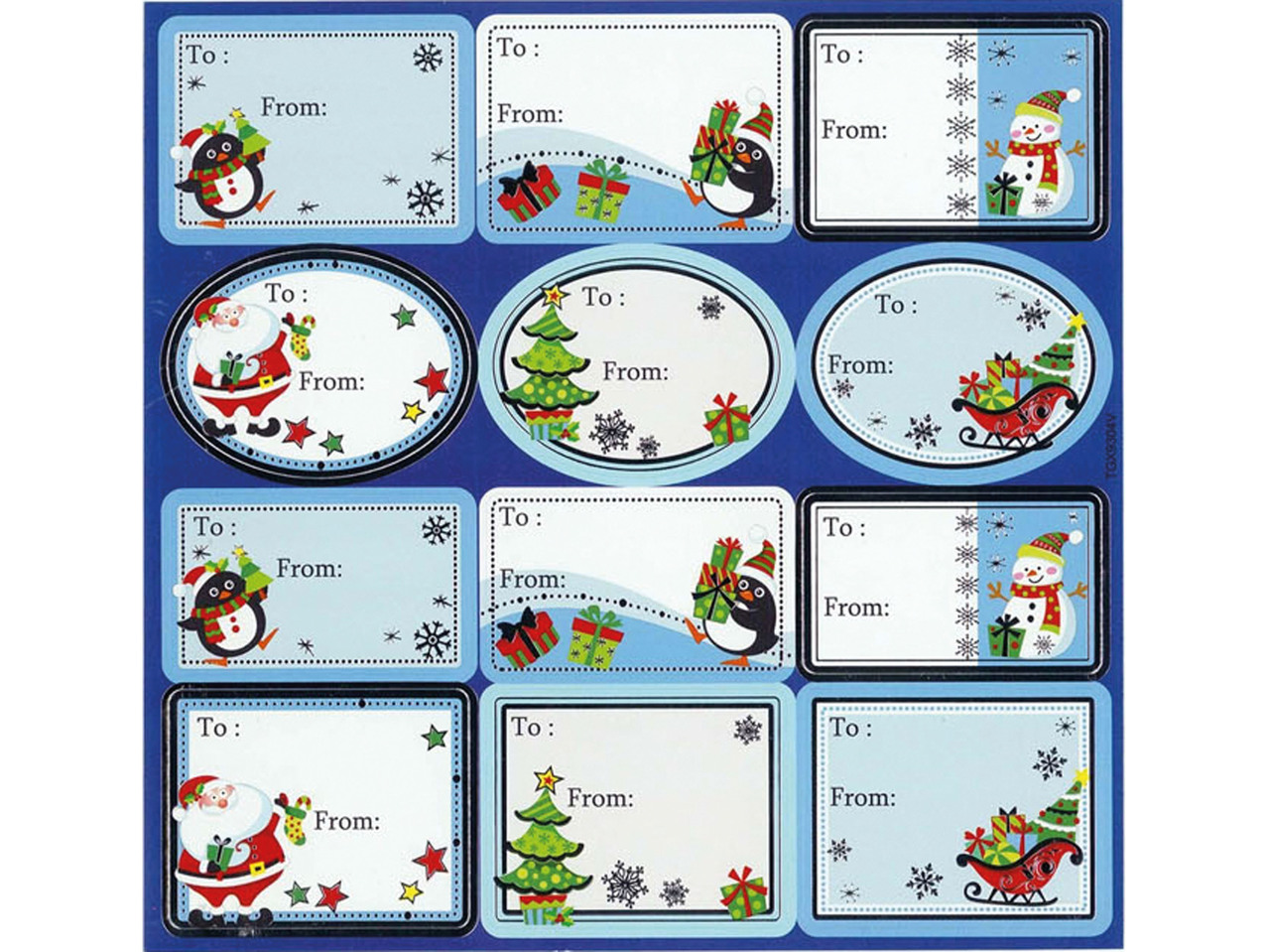 Christmas Labels or Stickers