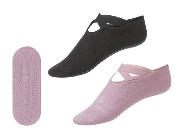 Chaussettes de yoga antidérapantes