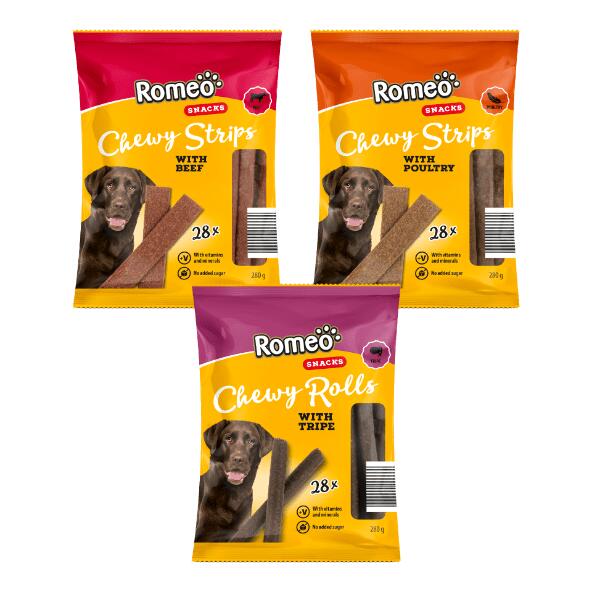 ROMEO(R) 				Kauriegel für Hunde, 28 St.