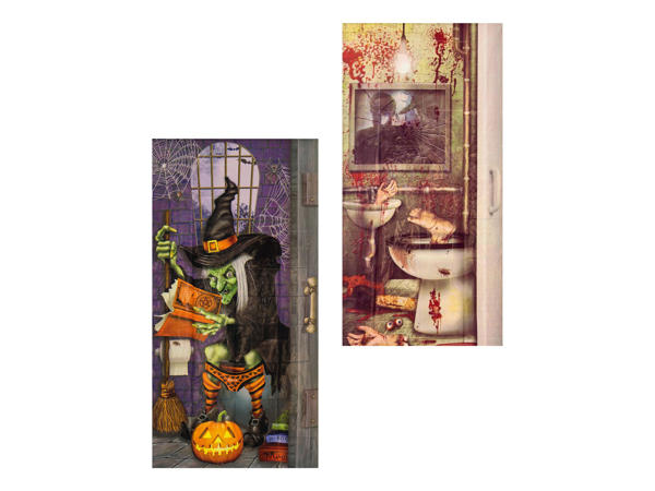 Halloween Bathroom Door Cover