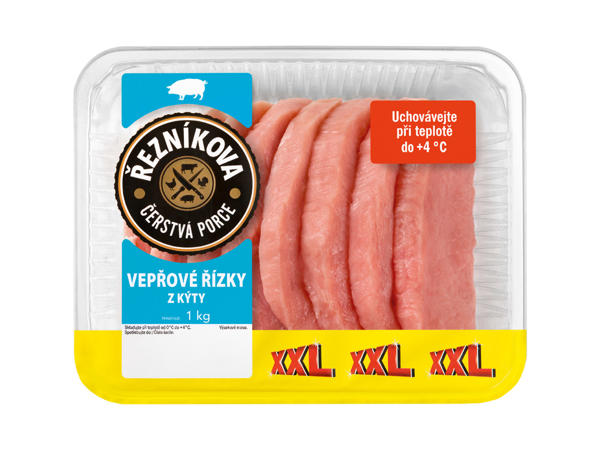 VEPŘOVÉ ŘÍZKY Z KÝTY XXL