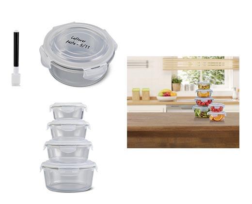 Crofton 
 12-Piece Glass Bowl Set with Snap Lids