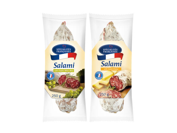 SALAMI MED CHABLIS/COMTÉ