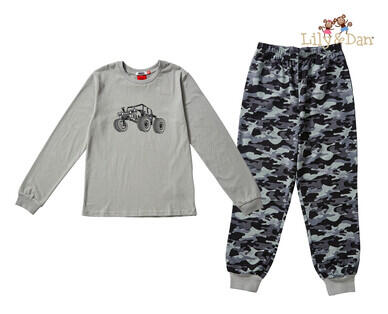 Children's Knit Flannelette PJ Set - Sizes 8-14
