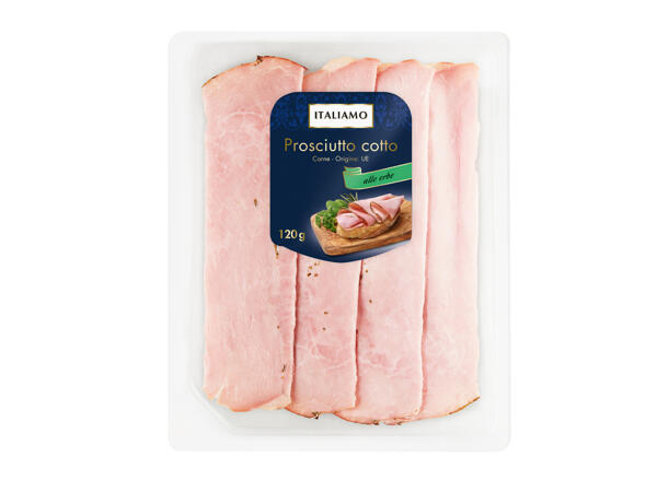 Roasted Ham Slices or Cooked Ham with Herbs