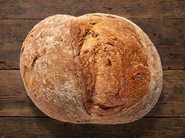 Pane alla birra Gletscherbräu cotto nel forno a legna