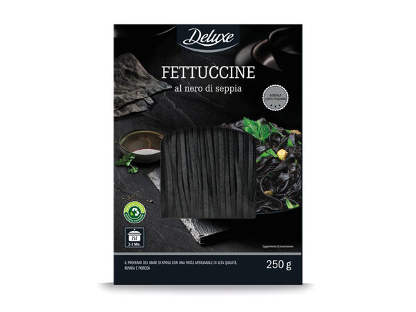 Fettuccine with Black Squid Ink