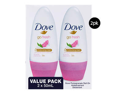 Dove Antiperspirant Roll-On Deodorant 2 x 50ml