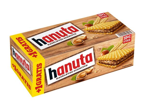 Hanuta Ferrero 10+1 gratuit (valable uniquement en Suisse alémanique et en Suisse romande)
