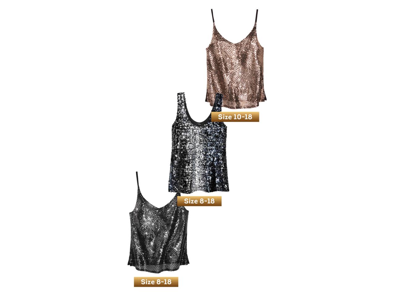 ESMARA Ladies' Sequined Top