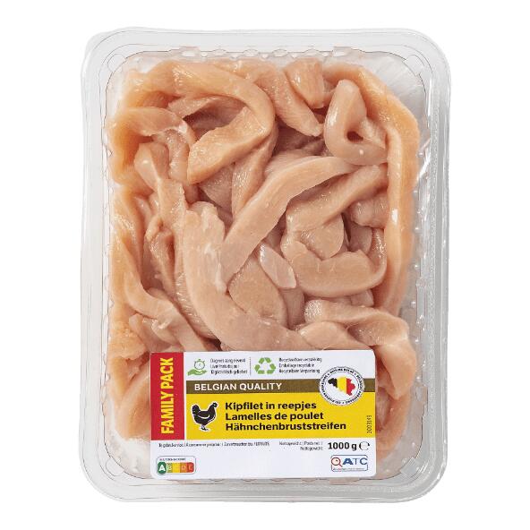 Lamelles de poulet