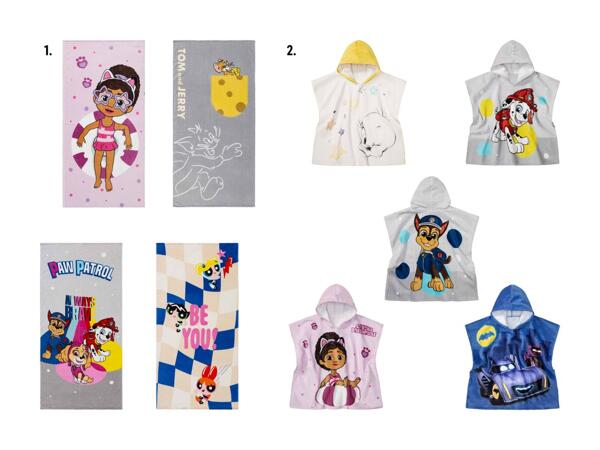 Serviette de plage/poncho de plage pour enfants