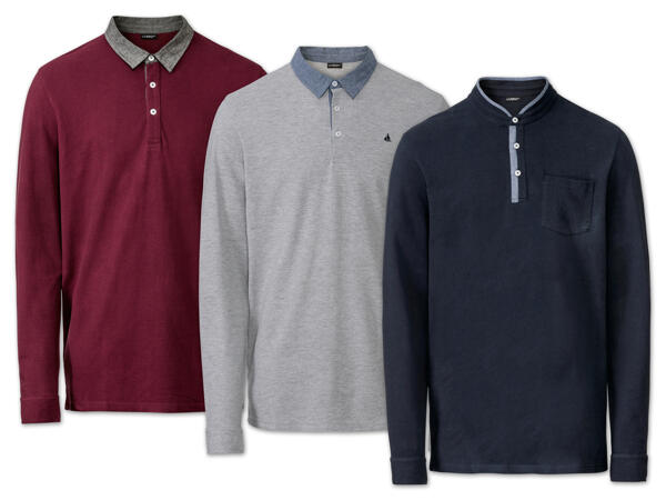 LIVERGY(R) Herren Poloshirt, langarm