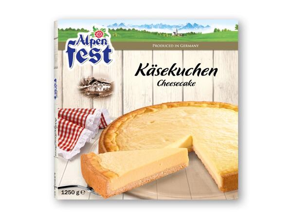 ALPENFEST Crumblekage eller cheesecake