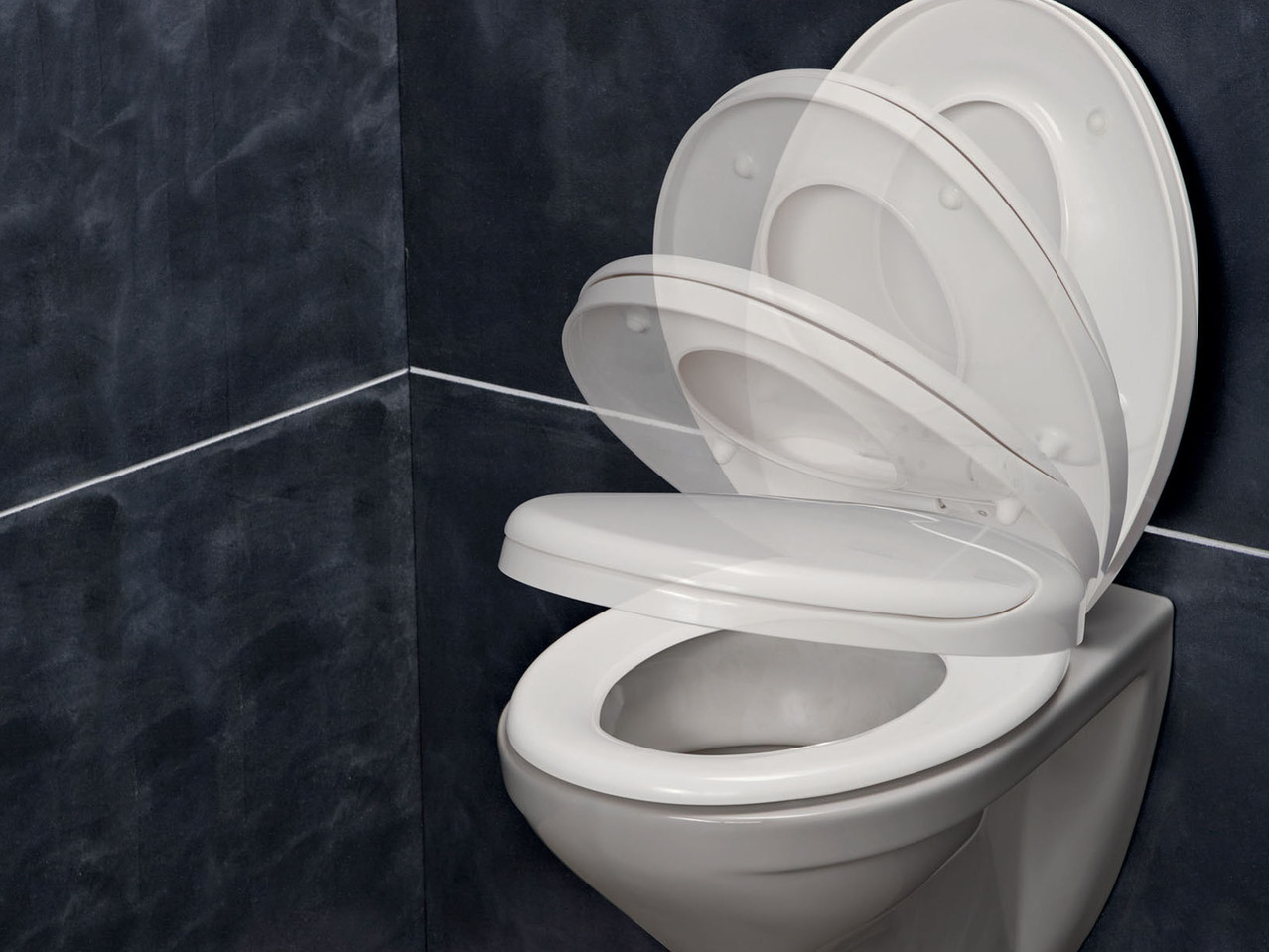 Toilet Seat with Integrated Reducer