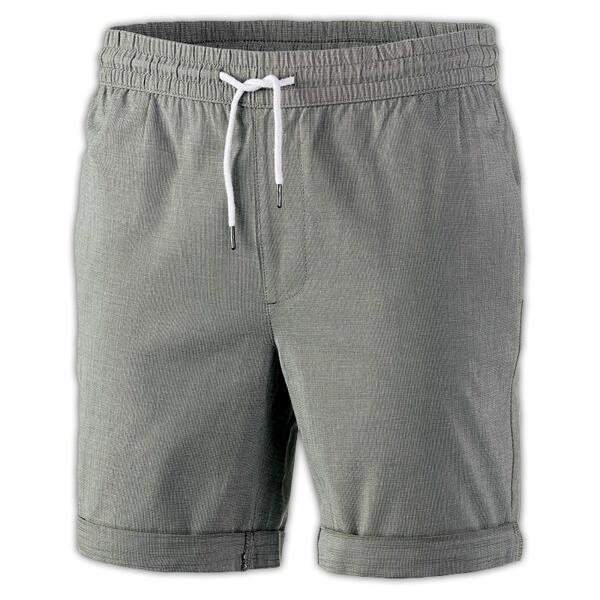 Shorts mit Leinenstruktur