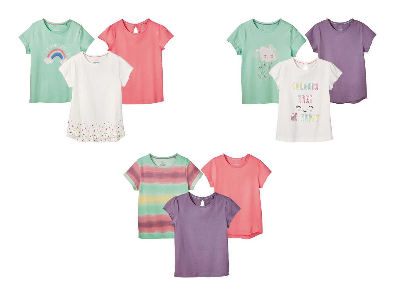 T-shirt, 3 pezzi1