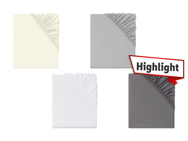 Drap-housse en satin