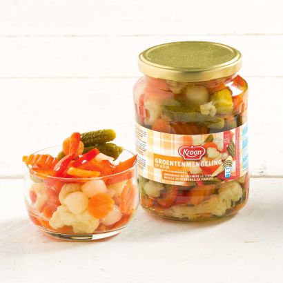 Mélange de légumes au vinaigre