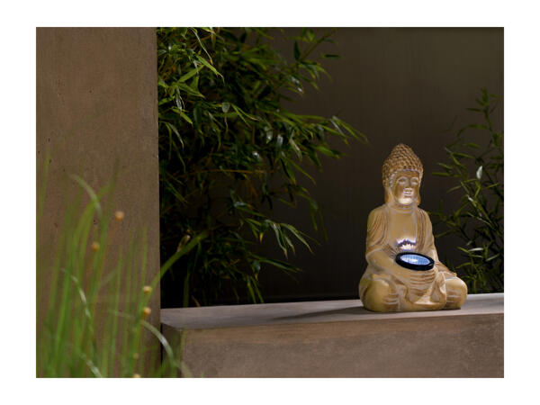 Livarno Home Solar Buddha/Solar House Ornament