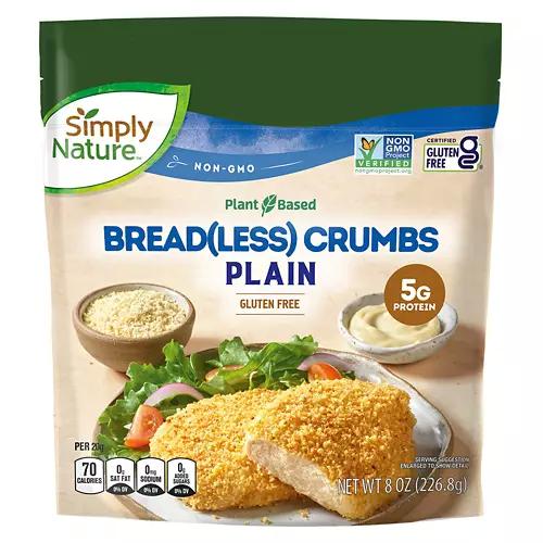 Gluten Free Plain Breadless Crumbs, 8 oz