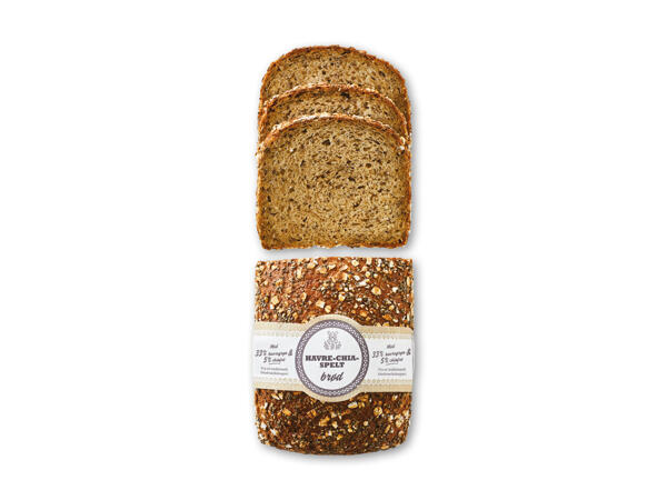 Havrechiaspelt brød