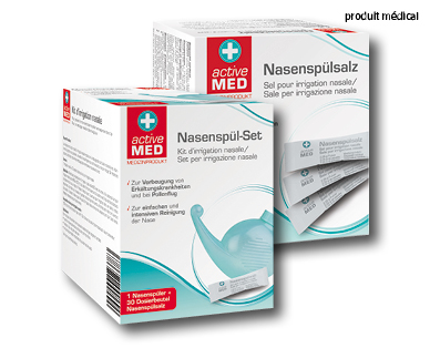 Set/Sel de nettoyage pour le nez ACTIVE MED