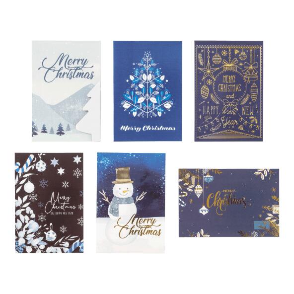 HOME CREATION(R) 				Carte de Noël (6 pcs) ou bon cadeau (2 pcs)