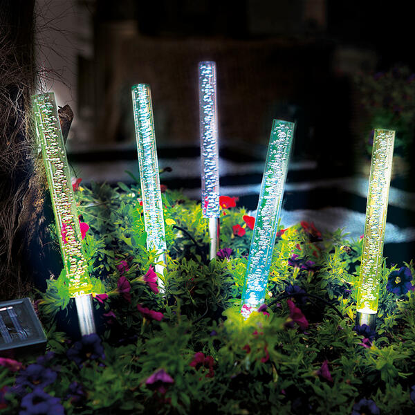 Solar-Garten-Sticks 5er-Set
