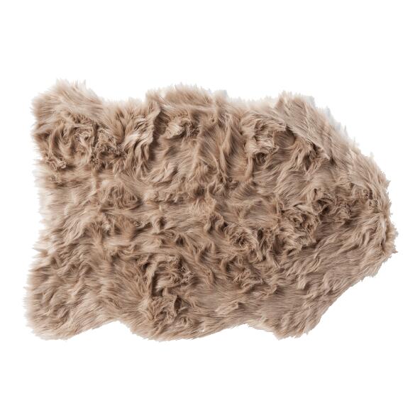 HOME CREATION(R) 				Tapis en fausse fourrure