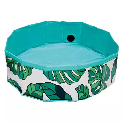 Collapsible Pet Pool - Tropical Leaves