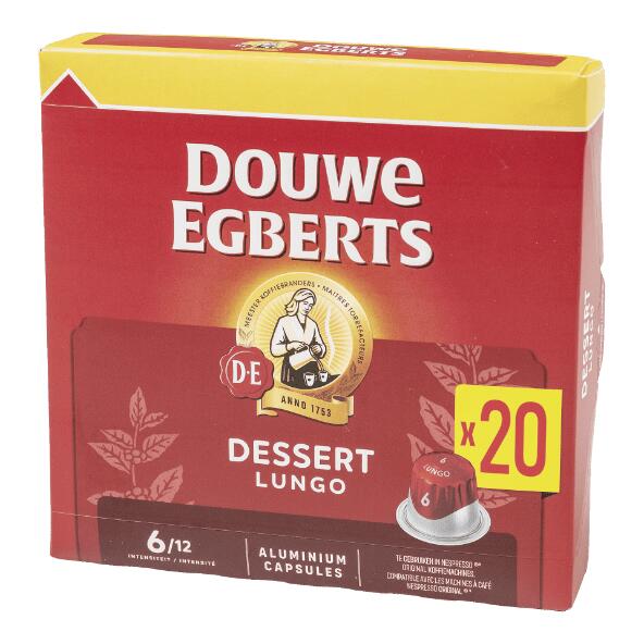 DOUWE EGBERTS(R) 				Kaffeekapseln Lungo Dessert, 20 St.