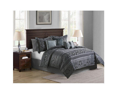Huntington Home Queen or King 7-Piece Bedding Set
