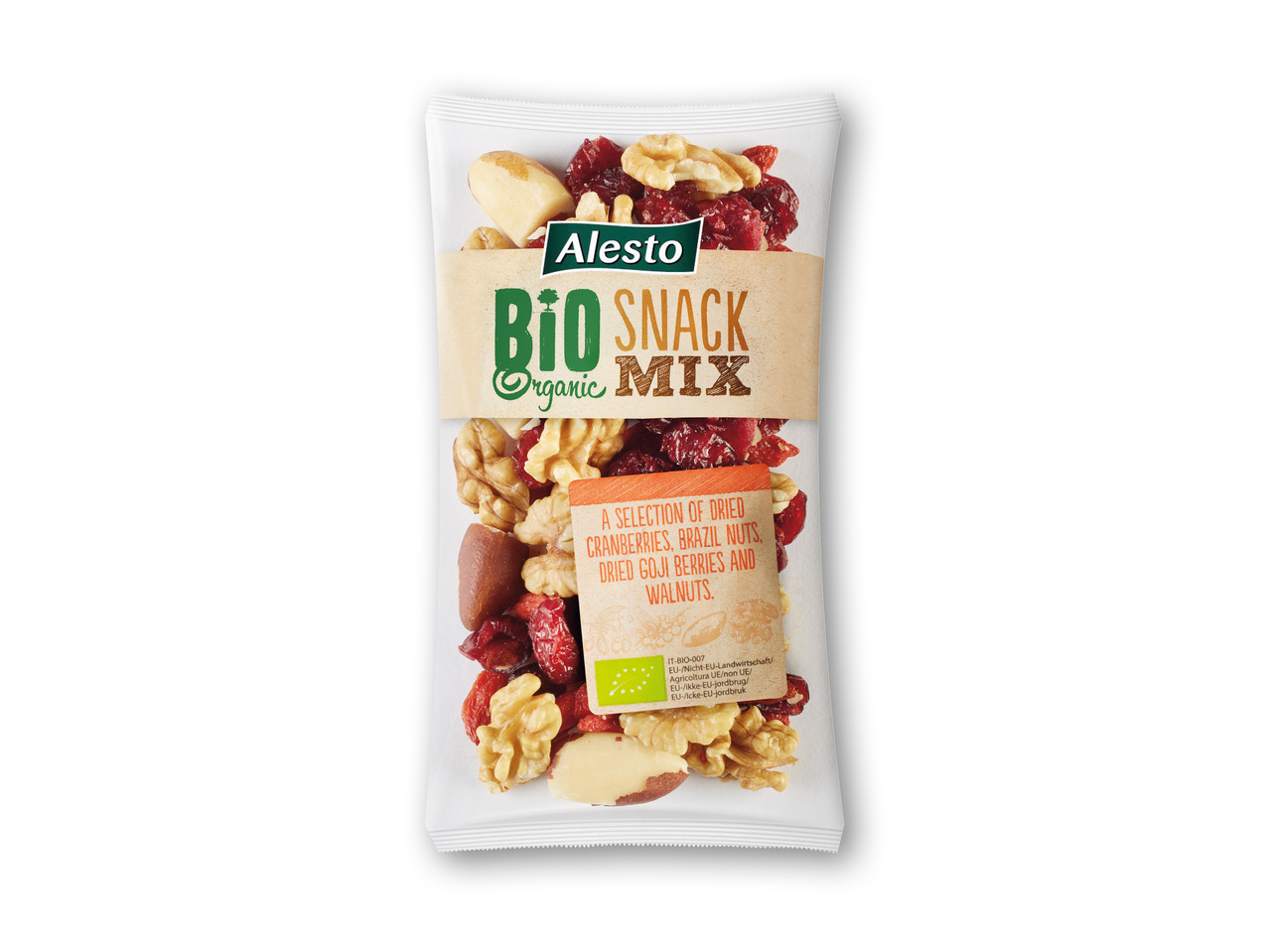 ALESTO Økologisk snackmix