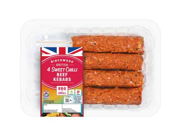 Birchwood Sweet Chilli Beef Kebabs1