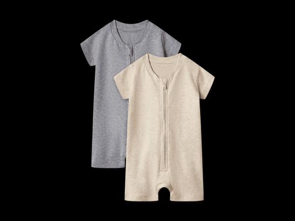 Baby Schlafoverall, 2 Stück
