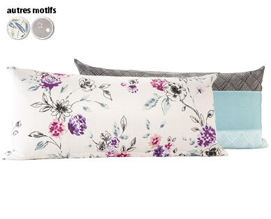 MY LIVING STYLE 
 TAIES D'OREILLER EN FLANELLE, 2 PIÈCES