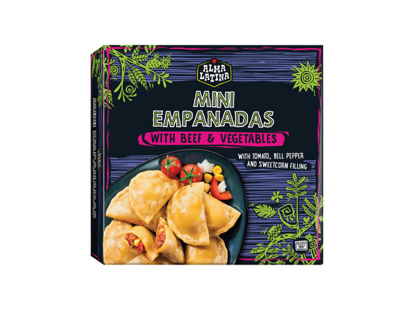 Mini Empanadas with Meat and Vegetables
