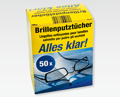 Salviettine per occhiali ALLES KLAR!