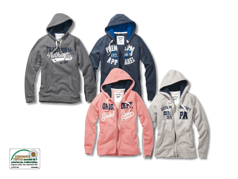 Sweat zippé/pull sweat