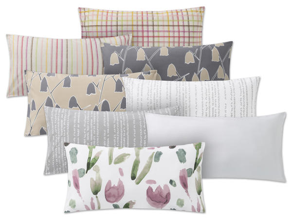 MERADISO(R)PURE COLLECTION Renforcé-Polsterbezüge, 2 Stück
