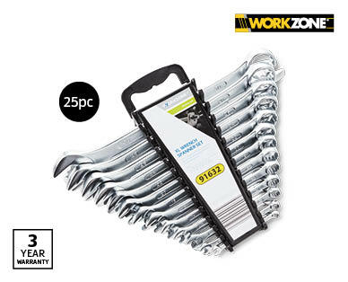 XL Wrench and Spanner Set 25pc