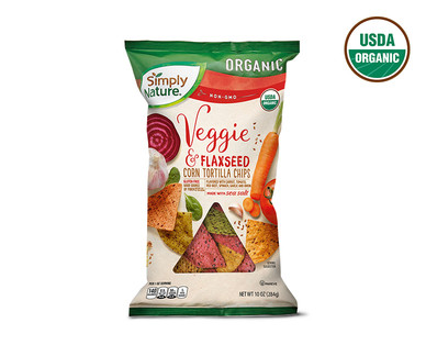 Simply Nature Organic Veggie & Flaxseed Corn Tortilla Chips