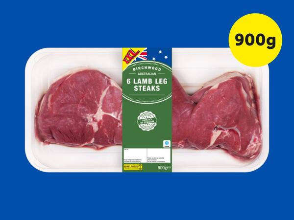 Birchwood 6 Lamb Leg Steaks